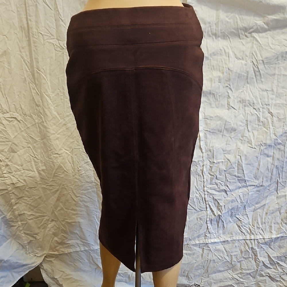 Marc New York Purple Midi Pencil Skirt for Work